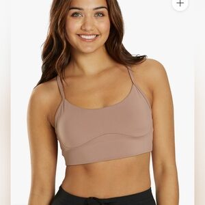 NWT Varley Freesoft Emmie Lounge Sports Bralette In Colour Antler Large